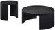 Coaster® Sweeney 2-Piece Black Occasional Table Set-0
