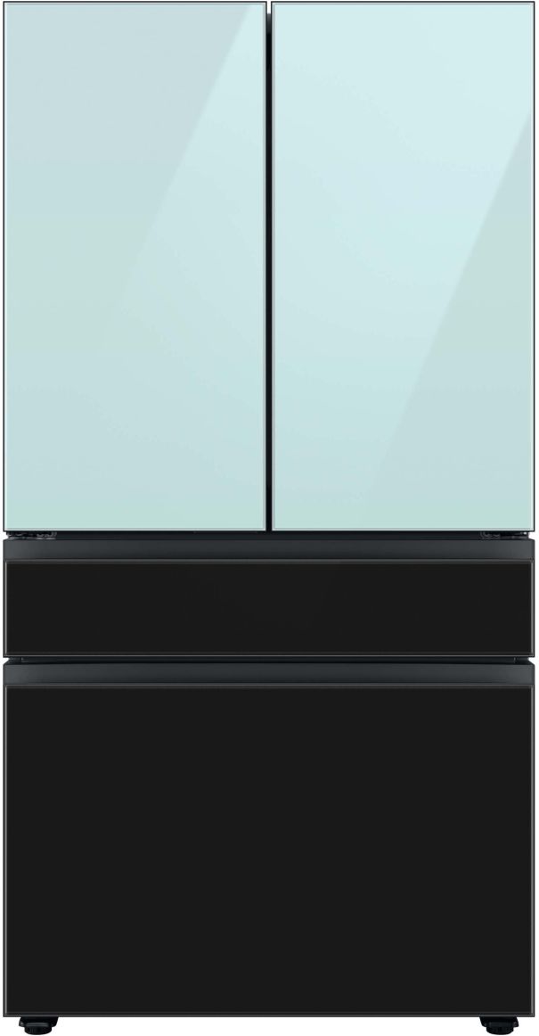Samsung Bespoke 18" Morning Blue Glass French Door Refrigerator Top Panel-3
