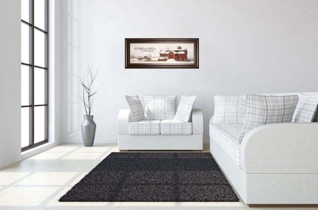 Classy Living Lori Deiter All Roads Lead Home For Christmas Wall Art-1