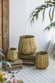 A & B Home 3-Piece Gold Planter Set-4
