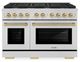ZLINE Autograph Edition 48" Stainless Steel Pro Style Gas Range-0