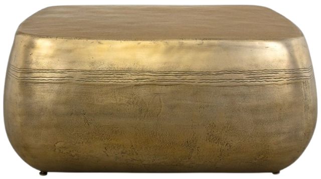 Uttermost® Saguaro Aged Brass Aluminum Indoor-Outdoor Coffee Table-2