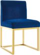 TOV Furniture Haute Navy Linen Chair in Brass-0