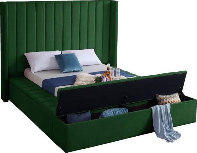 Meridian Furniture Kiki Green Full Bed-2