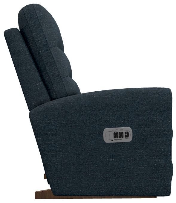 La-Z-Boy® Liam Navy Power Rocking Recliner with Headrest and Lumbar-2