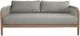 Meridian Furniture Maui Gray Fabric Outdoor Loveseat-1