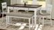 American Wholesale Furniture Sarasota 6-Piece Brown/White Counter Height Set-4