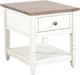 Sunny Designs™ Pasadena Buck Skin End Table with Marble White-0