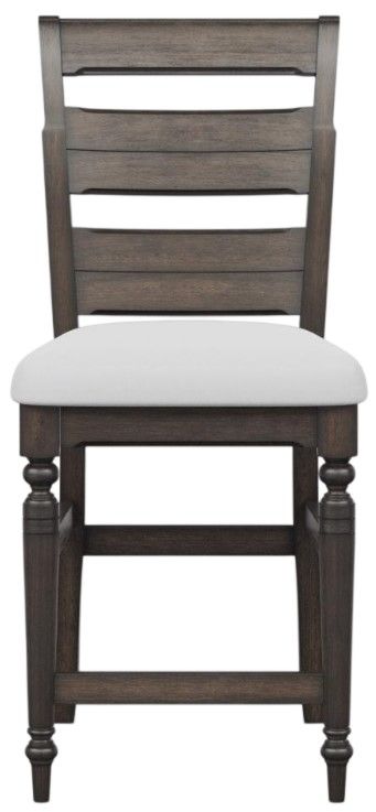 Bernards Bellamy Lane Coffee Ladder Back Counter Stool-2