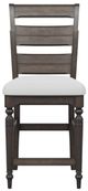 Bernards Bellamy Lane Coffee Ladder Back Counter Stool-2