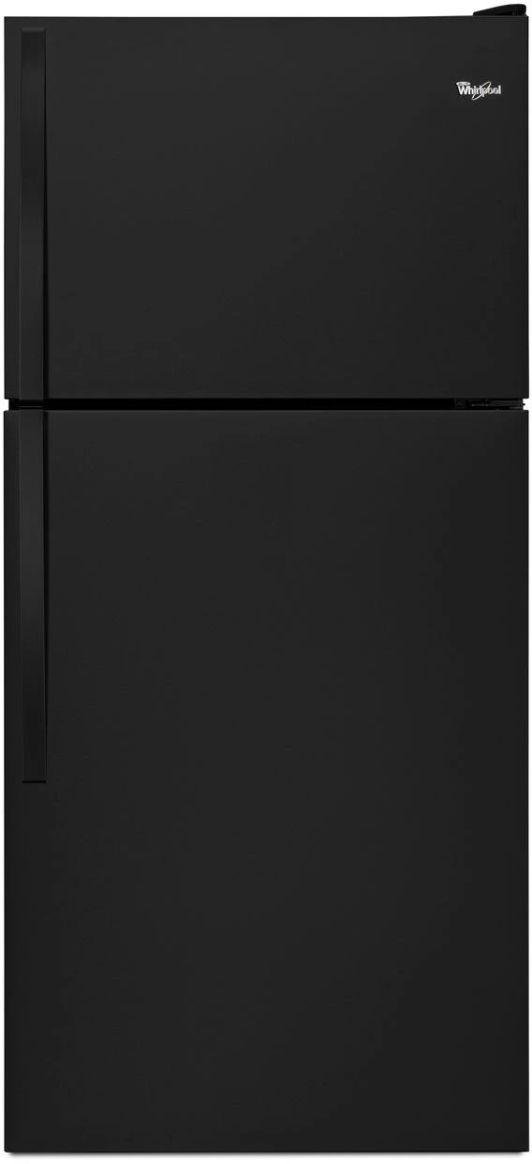 Whirlpool® 30" 18.2 Cu. Ft. Black Top Freezer Refrigerator-0