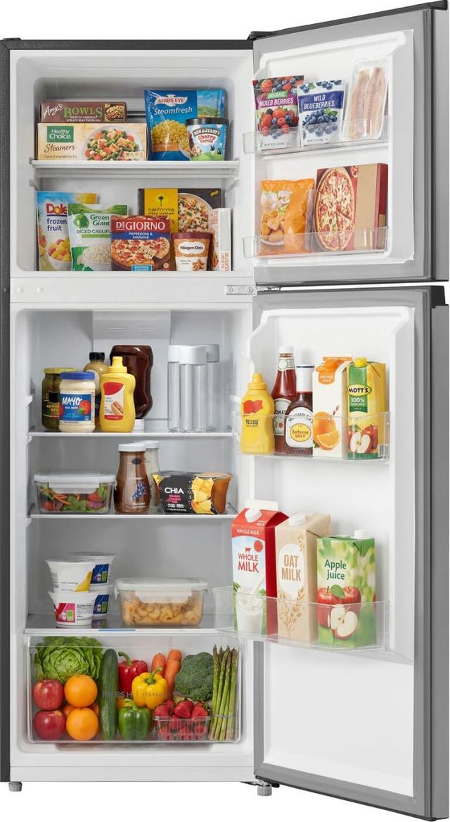 Frigidaire® 22" 10.1 Cu. Ft. Fingerprint-Resistant Stainless Steel Look Garage Ready Top Freezer Refrigerator-4