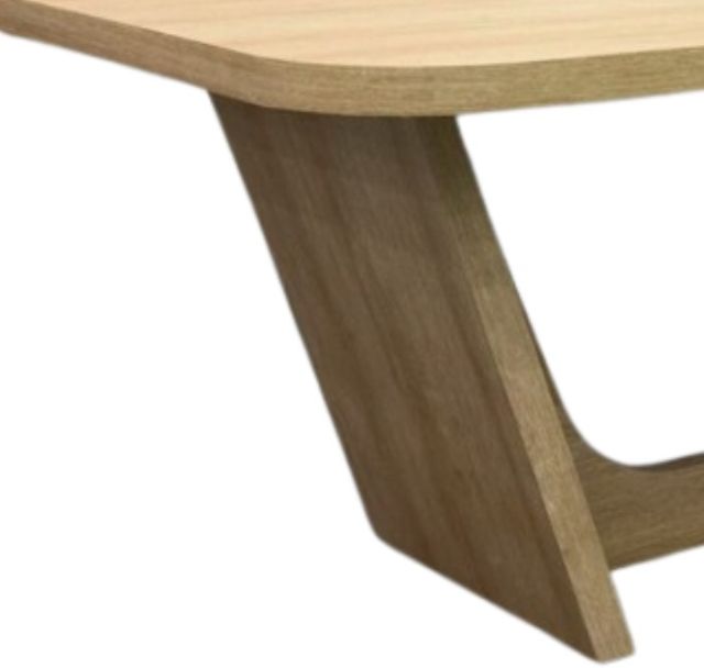 Elements International Ridgemont Natural Dining Table-1