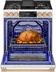 LG Studio 30" Essence White Slide In Gas Range -1