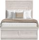 Elements International Avalanche Antique White Queen Storage Panel Bed-3