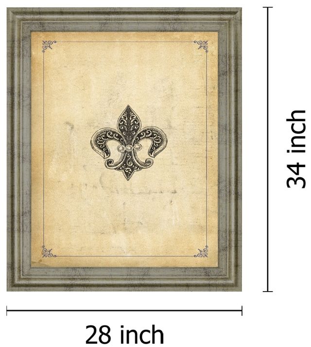 Classy Living Ornate Crest Wall Art-1