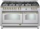 LOFRA® Dolcevita 60" Stainless Steel Pro Style Dual Fuel Range-0