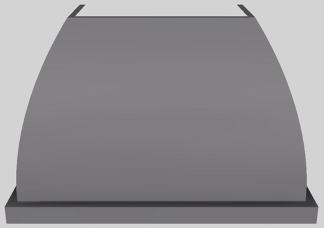 Vent-A-Hood® Designer Series 48" Gunsmoke Wall Mounted Range Hood-0