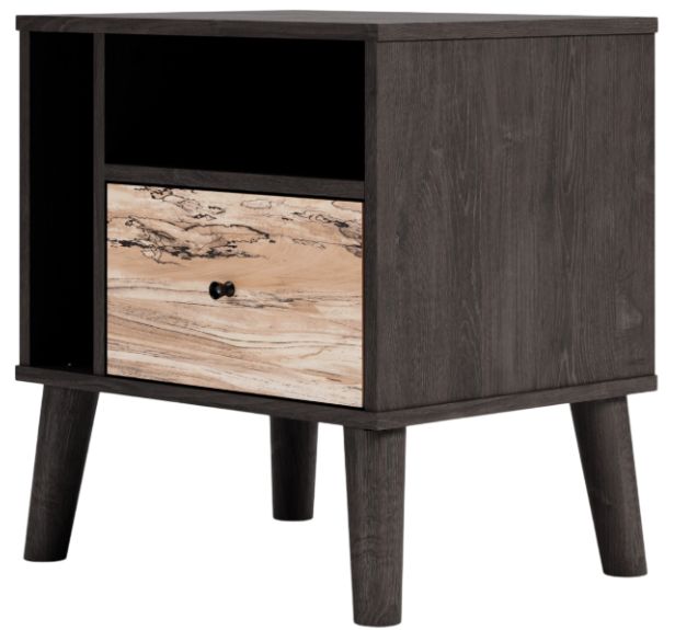 Signature Design by Ashley® Piperton Brown/Charcoal Nightstand-3