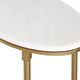 Olliix by Madison Park Signature White/Gold Bordeaux End Table-2