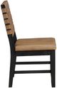 Steve Silver Co. Reid Black/Saddle Brown Side Chair-4
