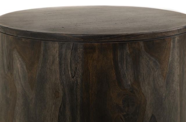 International Furniture Direct Balam Stained Dark End Table-3