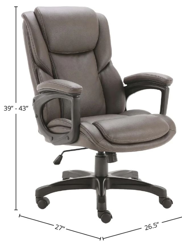 Parker House® Grand Slam Mocha Desk Chair-1