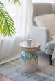 A & B Home Remy Reactive Glaze Ceramic Garden Stool-5