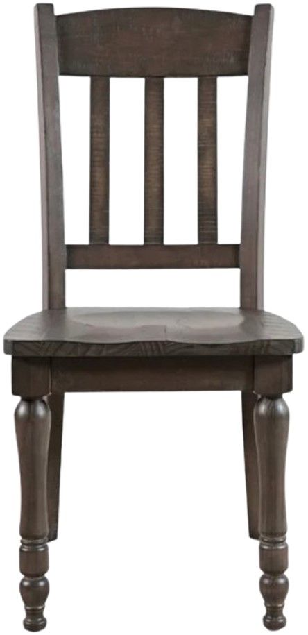 Jofran Inc. Madison County Barnwood Slatback Dining Side Chair-2