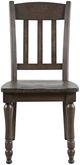 Jofran Inc. Madison County Barnwood Slatback Dining Side Chair-2