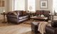A & W Custom Furniture Davenport Walnut Loveseat-1
