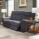 Parker House® Mason Charcoal Power Reclining Sofa with Power Headrest-1