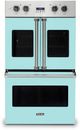 Viking® 7 Series 30" Bywater Blue Professional Built In Double Electric French Door Wall Oven-0