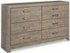 Signature Design by Ashley® Culverbach 6-Piece Gray Full Panel Bed Set-2