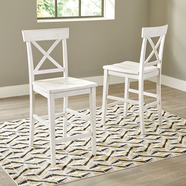 Signature Design by Ashley® Stuven White 40" Counter Stool-4