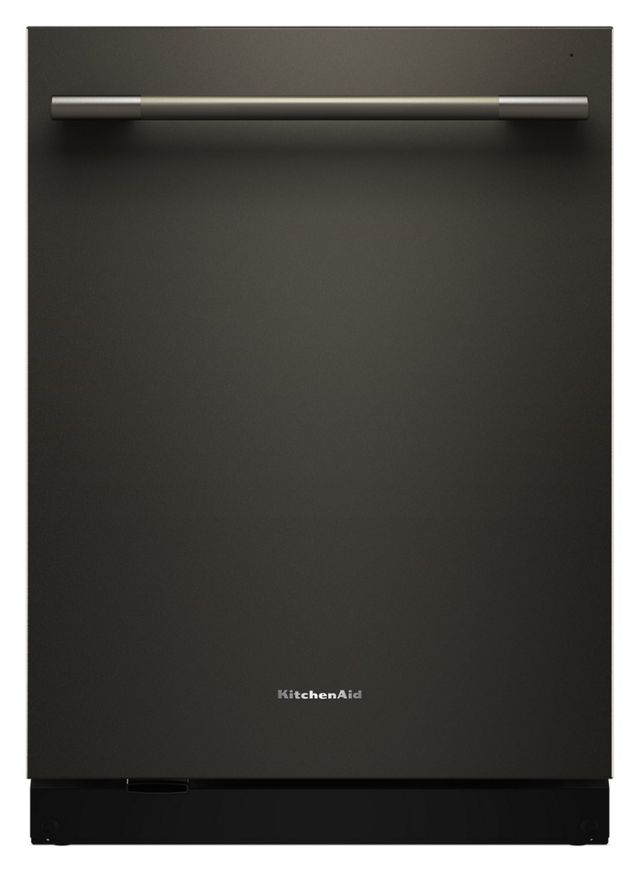 KitchenAid® 24" Black Ore 360° Max Jets™ Third Rack Top Control Built-In Dishwasher with ProDry™ System-0