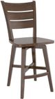 Canadel® Canadel Cognac Washed Wood Fixed Stool-0