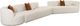 TOV Furniture Fickle 4-Piece Cream Right Arm Facing Modular Sectional-0