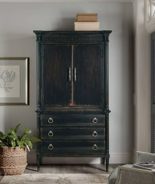 Hooker® Furniture Charleston Black Cherry Jewelry Armoire-1
