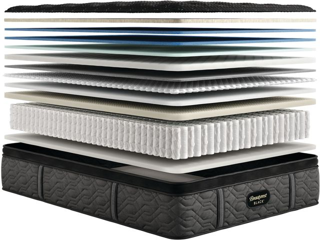 Beautyrest Black® Series 3 Pocketed Coil® 16.25" Medium Pillow Top King Mattress-2