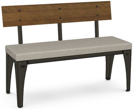 Amisco Architect Upholstered Bench-0