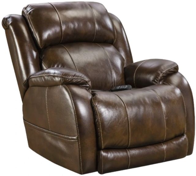 HomeStretch Palmer Walnut Power Wall-Saver Recliner-0