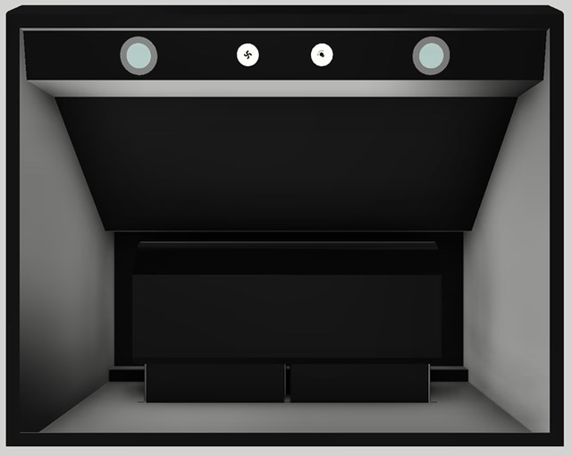 Vent-A-Hood® 30" Black Wall Hood-1