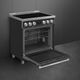 Smeg Professional 30" Matt Black Pro Style Induction Range-3