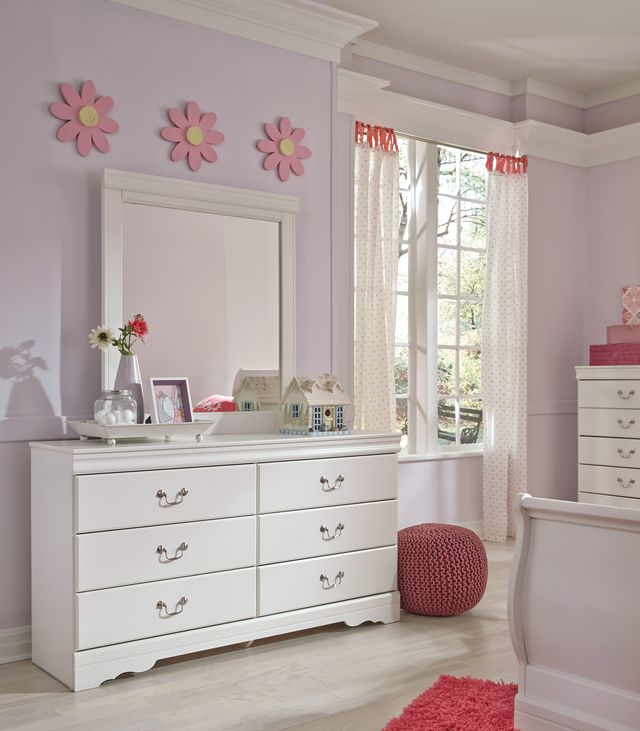 Signature Design by Ashley® Anarasia White Bedroom Mirror-2