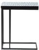 A & B Home  Blue Mosaic C-Tables with Black Metal Base-1