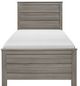 Mazin Furniture Waldorf Dark Gray Twin Bed-0