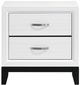 Homelegance® Davi White Nightstand-2