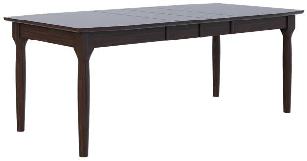 Country View Woodworking Customizable Lakeland Hickory Top 48" Dining Table with 4-Leaves and Brown Maple Base