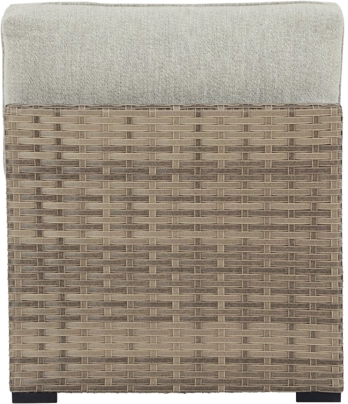 Signature Design by Ashley® Calworth 2-Piece Beige Outdoor Armless Chair Set-3